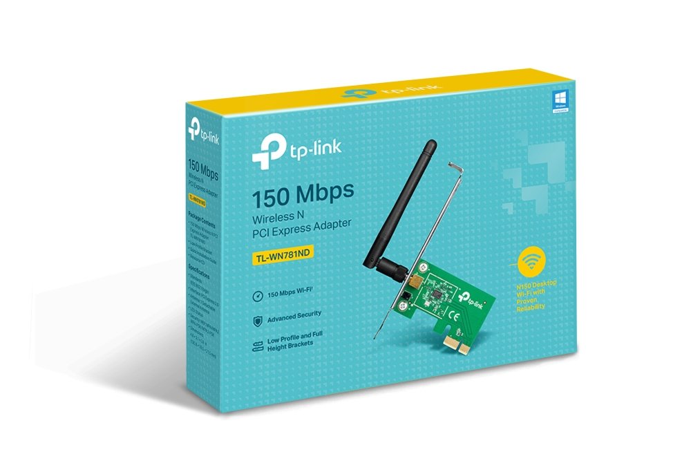 Tp-Link Tl-Wn781nd Adaptador Y Tarjeta De Red Interno Wlan 150 Mbit/S