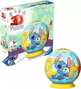 Puzzle Ravensburger 3d Ball Disney Stitch 72 Parts 11596