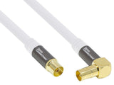 Good Connections Tv Antennencable Smartflex Gew Weiss 1m