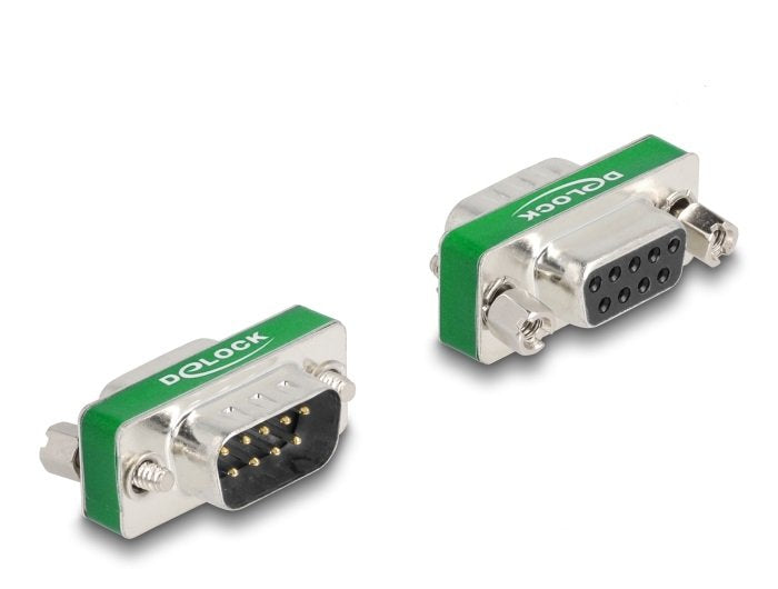 Delock 66476 Filtro De Supresión De Interferencias Rf/Emi D-Sub De 9 Pines Macho A Hembra Con Filtro De Paso Bajo Capacitivo