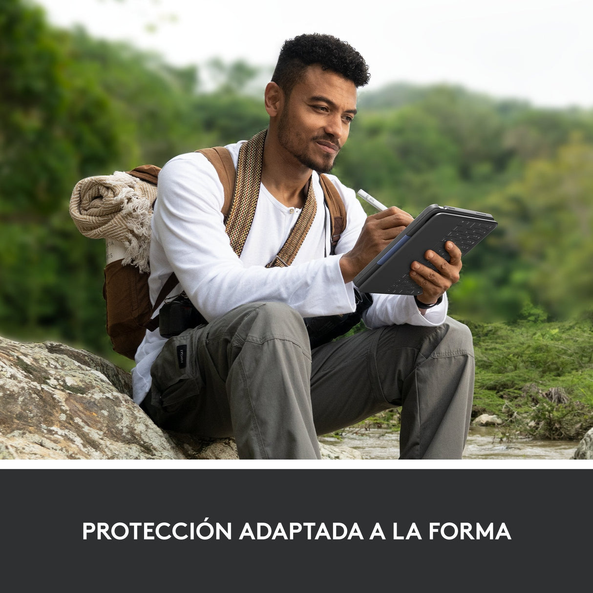 Logitech Rugged Folio Grafito Smart Connector Qwerty Español