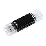 Hama Basic Lector De Tarjeta Usb 2.0/Micro-Usb Negro