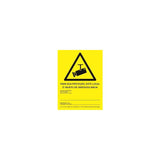 150x200 Cctv Sign (To Be  Filled)