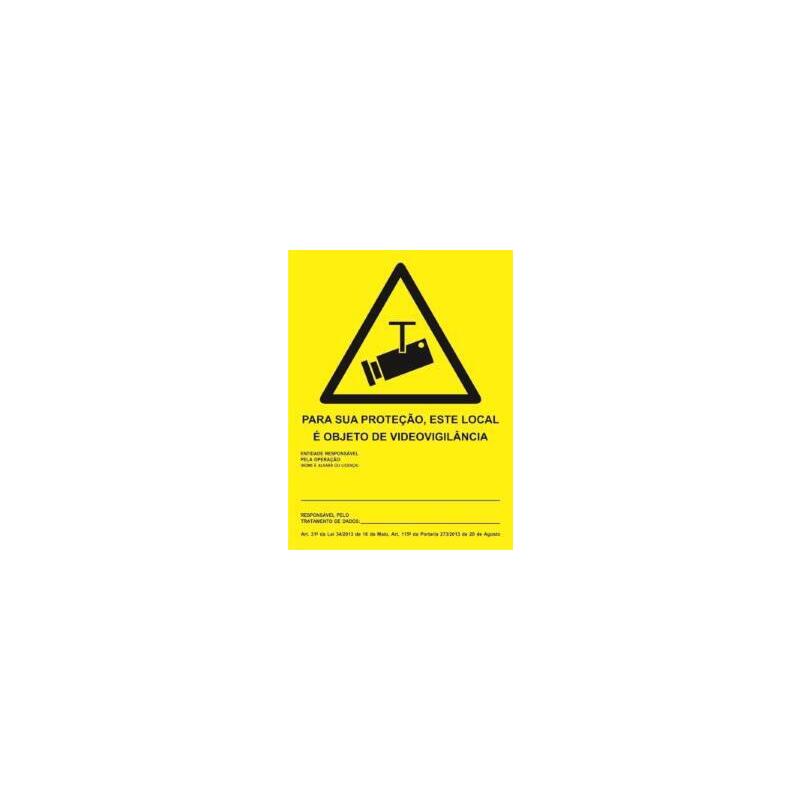 150x200 Cctv Sign (To Be  Filled)
