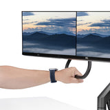 Startech.Com Desk Mount Dual Monitor Arm W  Crossbar, Up To 27 In Displays - Befestigungskit - Artikulierender, Mechanischer Feder