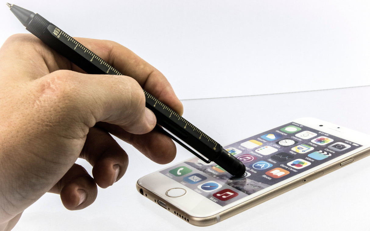 Troika Multitasking-Bolígrafo Conmruction Gold Negro