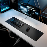 Glorious Gaming Alfombrilla De Ratón 2 L, Sin Bordes, Gummiert - 915 X 280mm, Negro