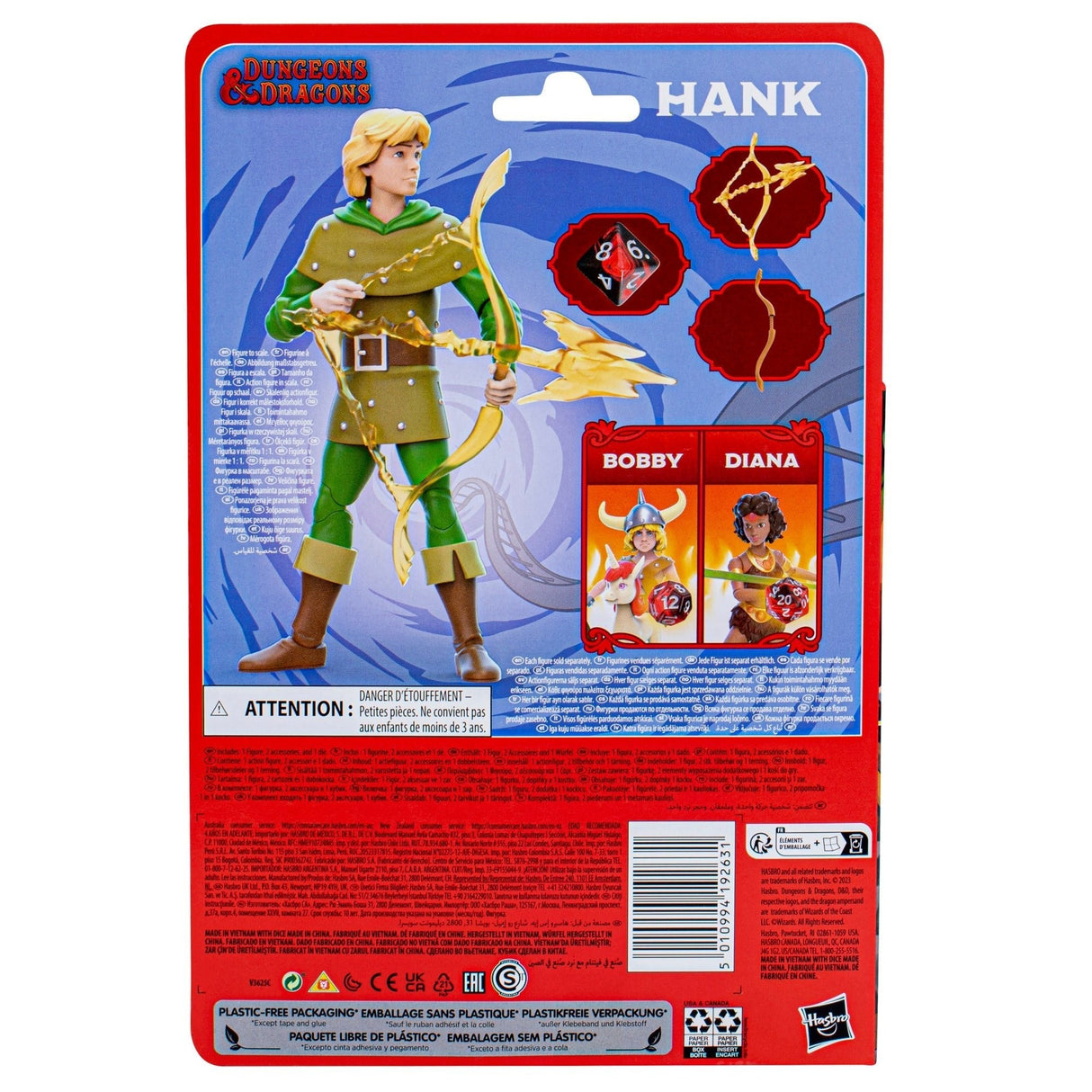 Figura Hasbro Dungeons & Dragons : Hank