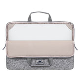 Rivacase 7915 Funda Para Portatil Gris Claro 13,3 Con Asas