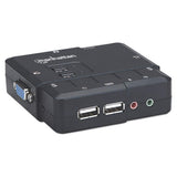EAN 766623151252 - Manhattan 151252 interruptor KVM Negro imagen 2