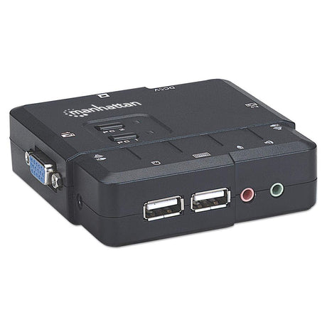 EAN 766623151252 - Manhattan 151252 interruptor KVM Negro imagen 2