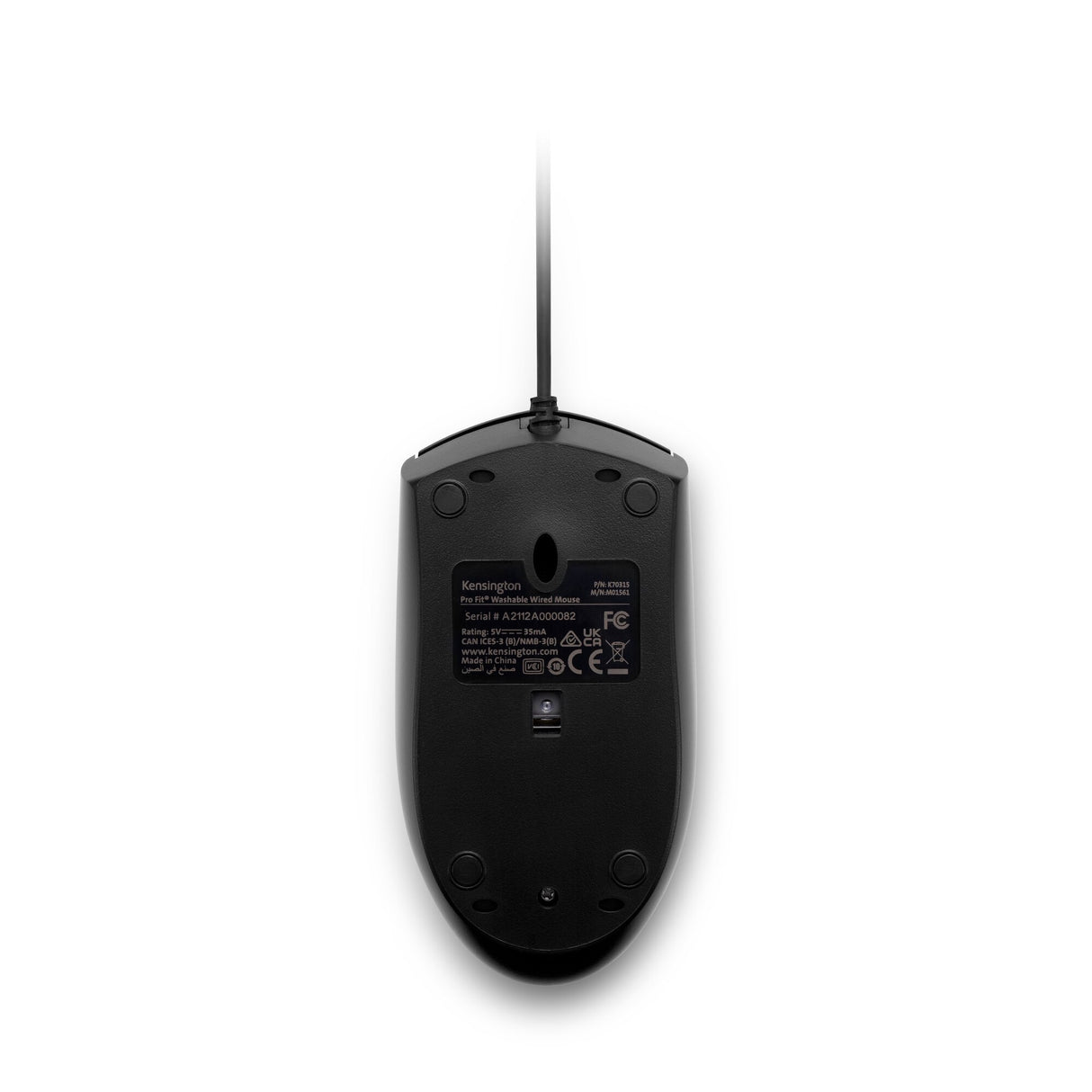 EAN 0085896703150 - Kensington Pro Fit Washable Mouse Wired ratón imagen 8