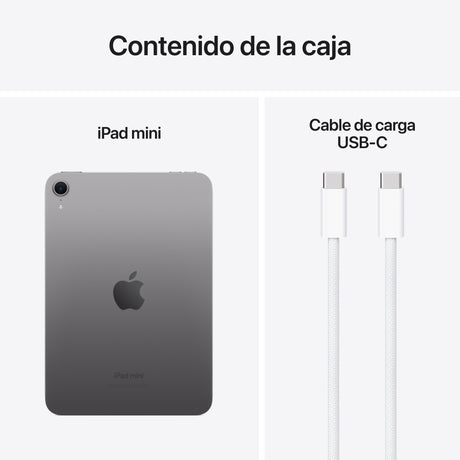 EAN 0195949729966 - Apple iPad mini 7th gen 256 GB 21,1 cm (8.3") Wi-Fi 6E (802.11ax) iPadOS 18 Gris imagen 10