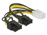 Delock 85452 Cable De Alimentación Pci Expres 0,15 M