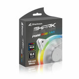 Ventilador  Sharkoon Shark Blades Pwm Rgb Fan Blanco