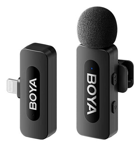 EAN 6977490710303 - BOYA BY-V1 (V2.0) micrófono Negro Micrófono con pinza de enganche imagen 1