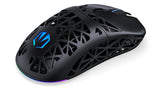 Ratón  Endorfy Liv Plus Wireless Gaming Negro, Incluye Estación De Carga Ey6a016