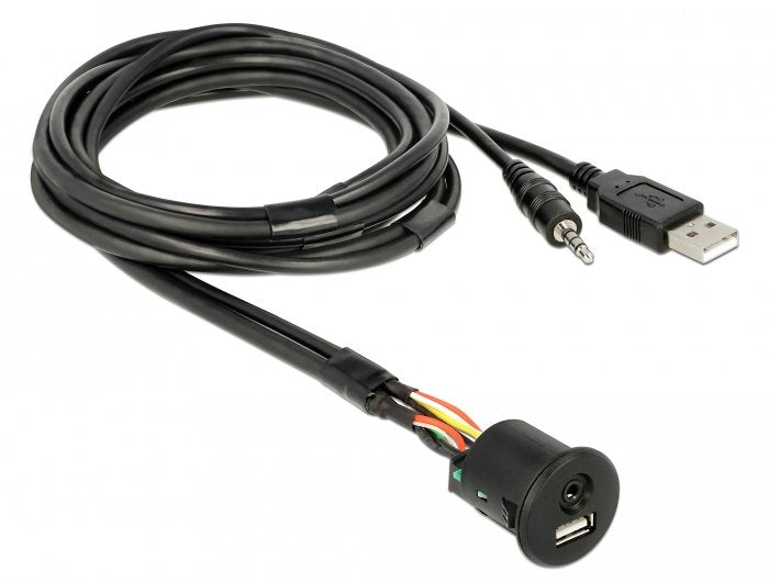 Delock 85718 Cable Usb 1,5 M Usb A Negro, Cable Alargador Negro, 1,5 M, Usb A, Usb A, Negro