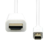 Proxtend Mdp-Hdmi-002w Adaptador De Cable De Vídeo 2 M Mini Displayport Blanco