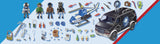 Playmobil Ciudad Helicoptero De Policia Persecucion Del Vehiculo Huido