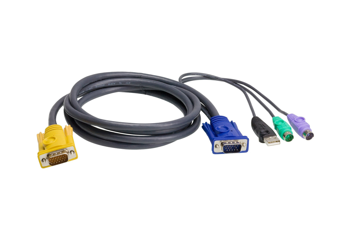 Aten Ps/2 Usb Kvm Cable 1,8m (2l-5302up) Ps/2 - Usb Kvm Cable, 1.8m