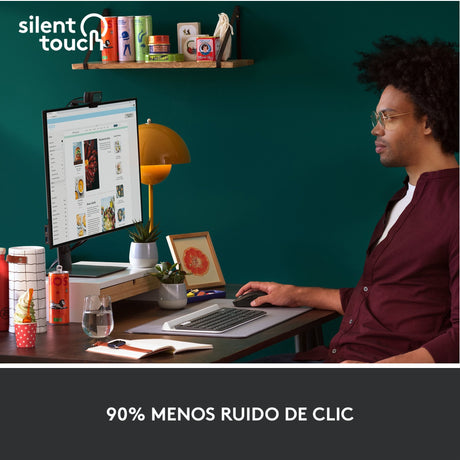 EAN 5099206097179 - Logitech 910-006236 ratón Oficina mano derecha RF Wireless + Bluetooth Óptico 4000 DPI imagen 8
