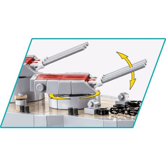 Cobi Uss Arizona (Bb-39) Escala 1:300 Cobi-4843