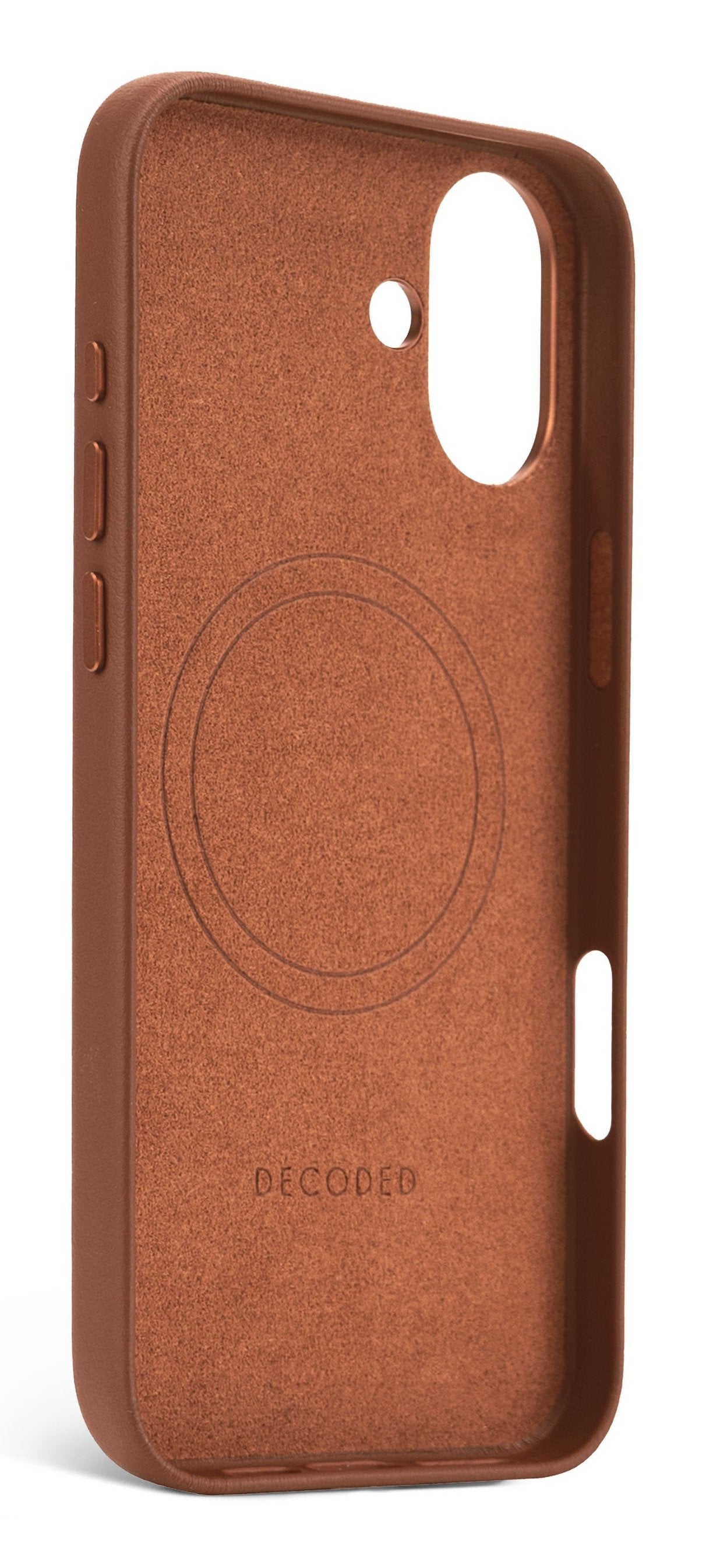 Decoded Leather Backcover Iphone 16 Plus Tan