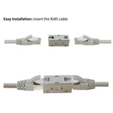 Roline Rj-45 Kupplung Geschirmt, Cat.6a (Class Ea), Metallgehuse