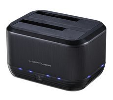 EAN 4260070125270 - LC-Power LC-DOCK-U3-III base de conexión para disco duro USB 3.2 Gen 1 (3.1 Gen 1) Type micro-B Negro imagen 1