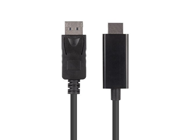 EAN 5901969438703 - Lanberg CA-DPHD-11CC-0010-BK cambiador de género para cable DisplayPort HDMI Negro imagen 1