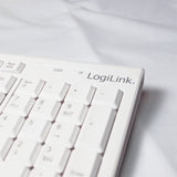 Logilink Id0104w Teclado Ratón Incluido Usb Alemán Blanco