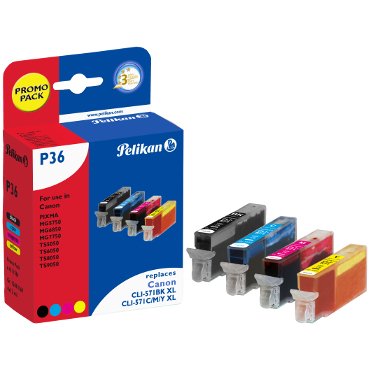 EAN 4018474111784 - Pelikan 4111784 PagePack Foto negro, Fotos gris, Foto magenta, Amarillo para impresión de fotografías imagen 1