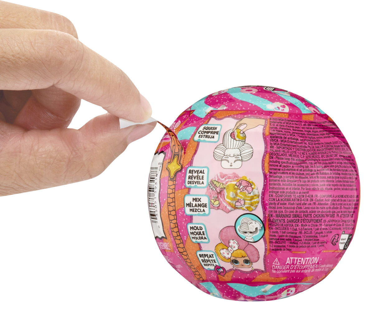Muñeca  Mga Entertainment L.Ol Surprise Squish Sand Magic Hair Tots
