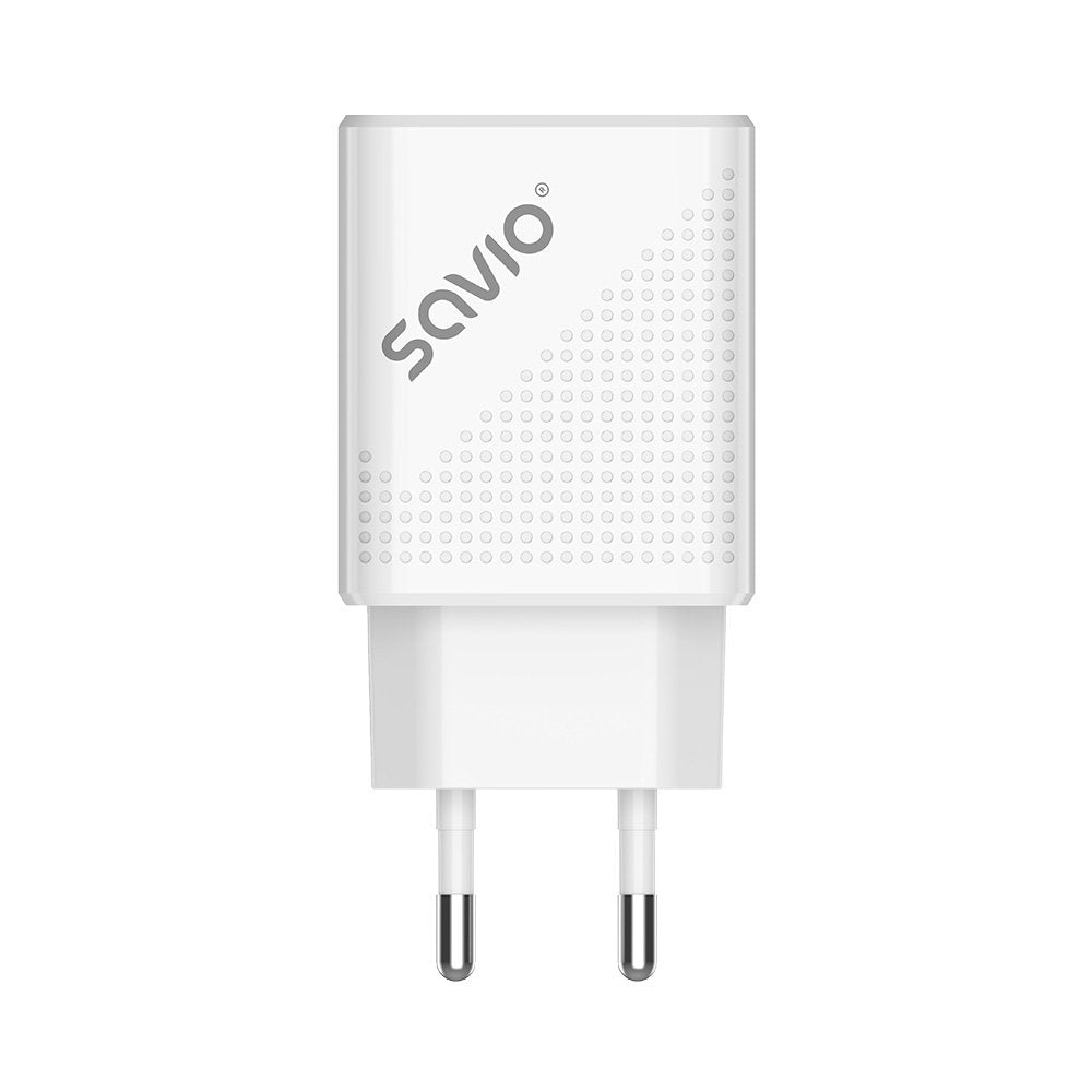 EAN 5901986046790 - Savio LA-04 USB Type A & Type C Quick Charge Power Delivery 3.0 Indoor Smartphone, Tableta Blanco Carga r imagen 2