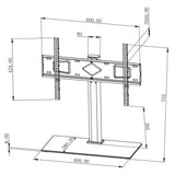 Techly Ica-Lcd S07l Soporte Para Tv 165,1 Cm (65") Negro
