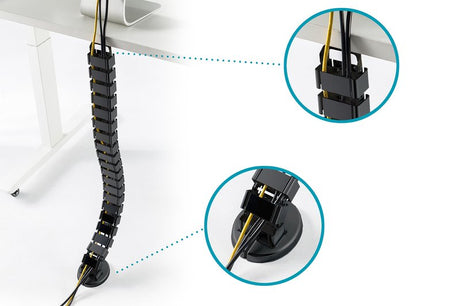 EAN 4016032463313 - ASSMANN Electronic DA-90505 canaleta para cable Bandeja portacables curva Negro imagen 9