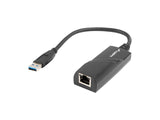 Lanberg Nc-1000-01 Adaptador De Cable Usb-A Rj-45 Negro