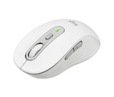 Teclado Alemán + Ratón Logitech Mk950 Signature Slim Rf Wireless + Bluetooth Qwertz Grafito, Blanco
