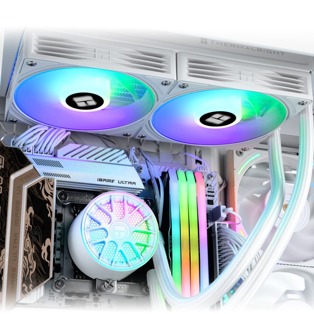 K Kit Watercooling Aio Thermalright Aqua Elite V6 Rgb - 240mm (Blanc)
