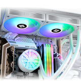 K Kit Watercooling Aio Thermalright Aqua Elite V6 Rgb - 240mm (Blanc)