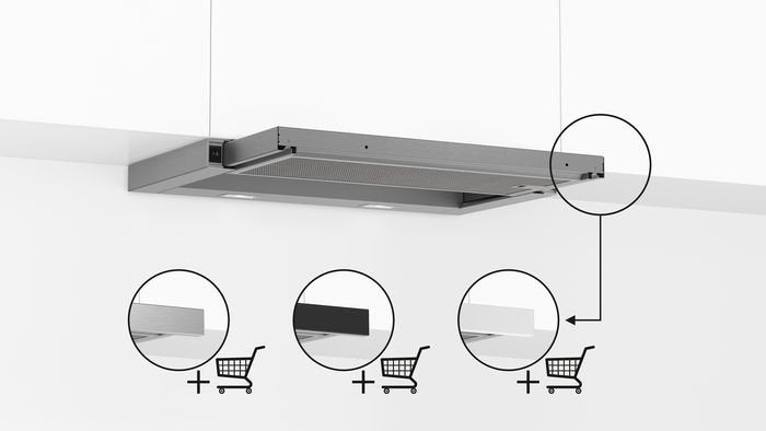 EAN 4242005538126 - Bosch DFL064W54 campana Semintegrada (extraíble) Metálico, Plata C 394 m³/h imagen 7