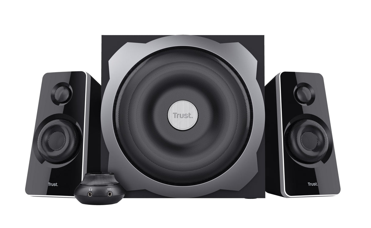 Trust Altavoces Tytan 2.1, 60w Rms, Control Volumen, Jack 3.5mm, Negro
