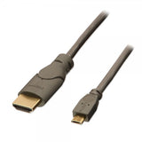 EAN 4002888415651 - Lindy 0.5m HDMI - USB 2.0 Micro B M/M 0,5 m Micro USB Negro, Antracita imagen 1