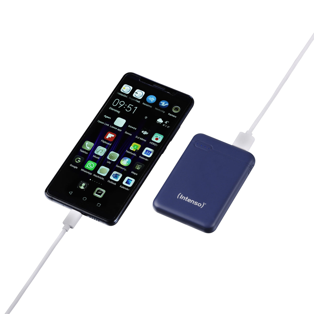Intenso Powerbank Xs5000 Dk Blue 5000 Mah Inkl. Usb-A To Type-C