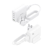 Aisens Cargador Sobremesa Gan 140w, 3xusb-C Pd3.1 Qc4.0 Qc5.0, 1xusb-A Qc3.0, Blanco