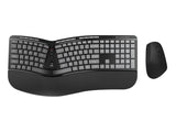Conceptronic Wireless Keyboard+Raton,Ergo,Layout Us Sw