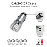 EAN 8436586740757 - SUBBLIM SUB-CHG-4CC001 cargador de dispositivo móvil Universal Plata Encendedor de cigarrillos Carga rápi imagen 9