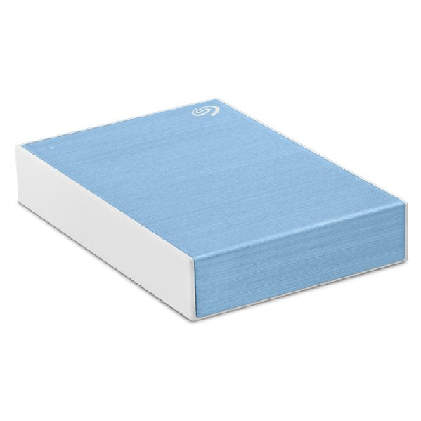Seagate One Touch 5tb External Hdd With Password Protection Light Blue Stkz5000402