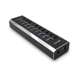 EAN 4002888433709 - Lindy 43370 hub de interfaz USB 3.2 Gen 1 (3.1 Gen 1) Type-B 5000 Mbit/s Negro imagen 2